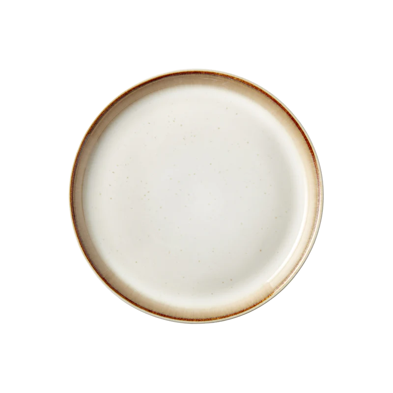 Bitz Living Stoneware Gastro Plate Grey Cream